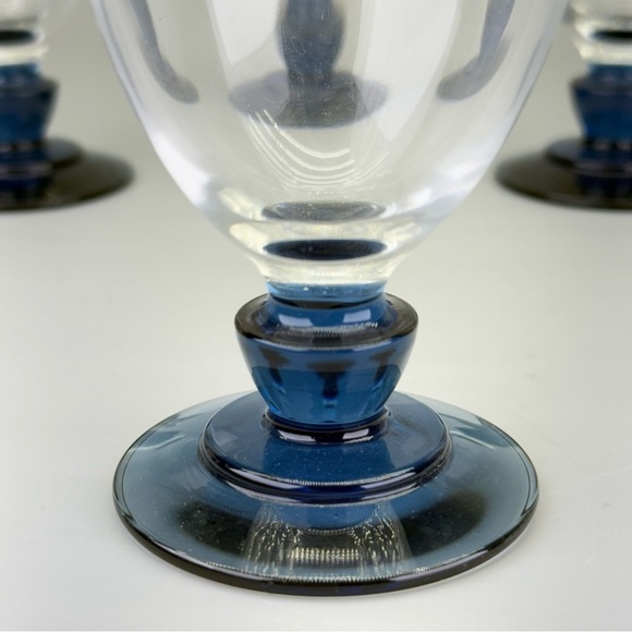 Set of Florian Blue Goblets - Picture 7 of 9